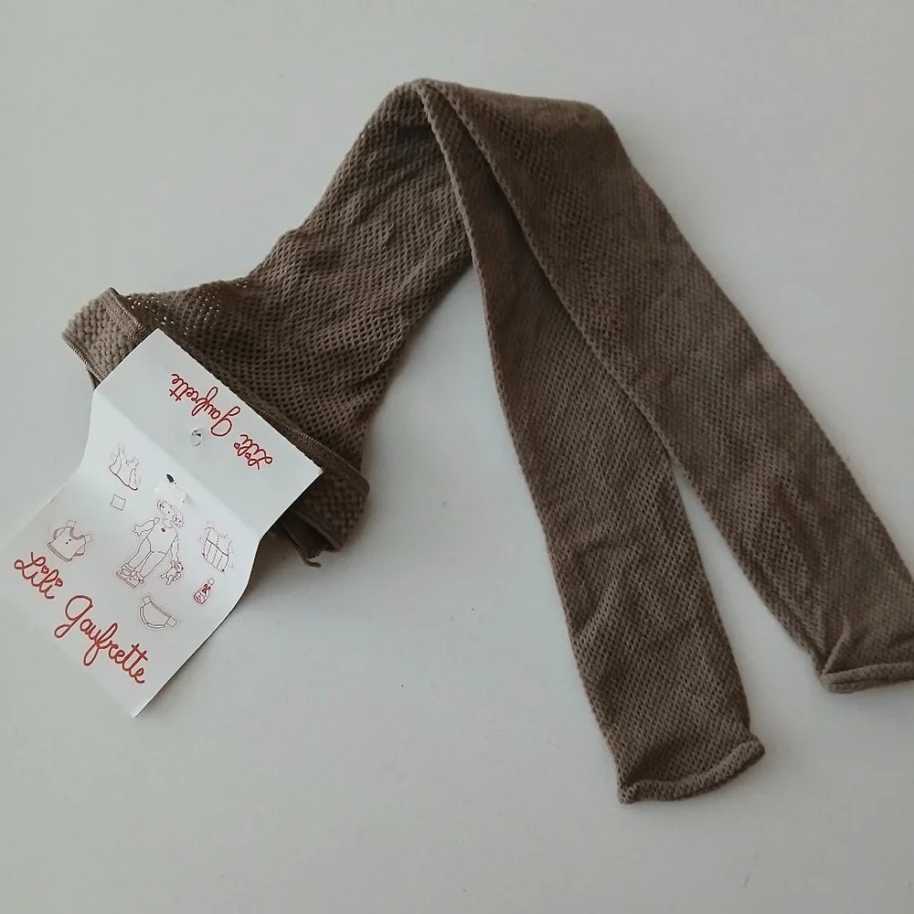 Lili Gaufrette- very fashionable baby fishnets tights -toddler - NEW